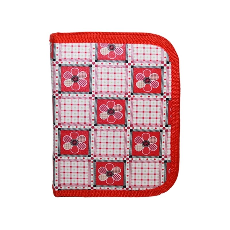 Penar cu un fermoar si cu o extensie, rosu