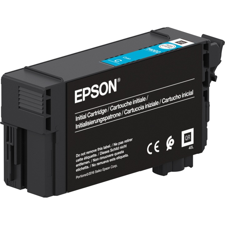 Epson T40C2 patron, ciánkék, 26ml