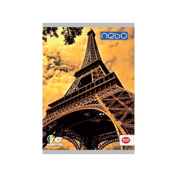 Caiet notite A4 100 de file pentru scoala, Turnul Eiffel Caiet notite A4 100 de file pentru scoala, Turnul Eiffel