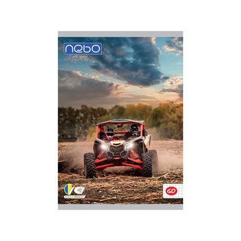 Caiet A4 60 file pentru scoala, Kart Caiet A4 60 file pentru scoala, Kart