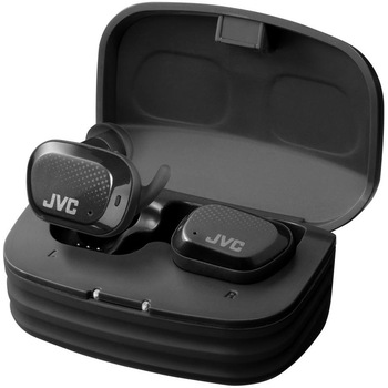 Casti Audio In Ear JVC HA-AE5T-B-U, True Wireless, Bluetooth, Noise cancelling, Microfon, Autonomie 9 ore, Negru Casti Audio In Ear JVC HA-AE5T-B-U, True Wireless, Bluetooth, Noise cancelling, Microfon, Autonomie 9 ore, Negru