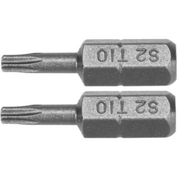 Set 2 biti profesionali TORX, T10 1/4 Set 2 biti profesionali TORX, T10 1/4