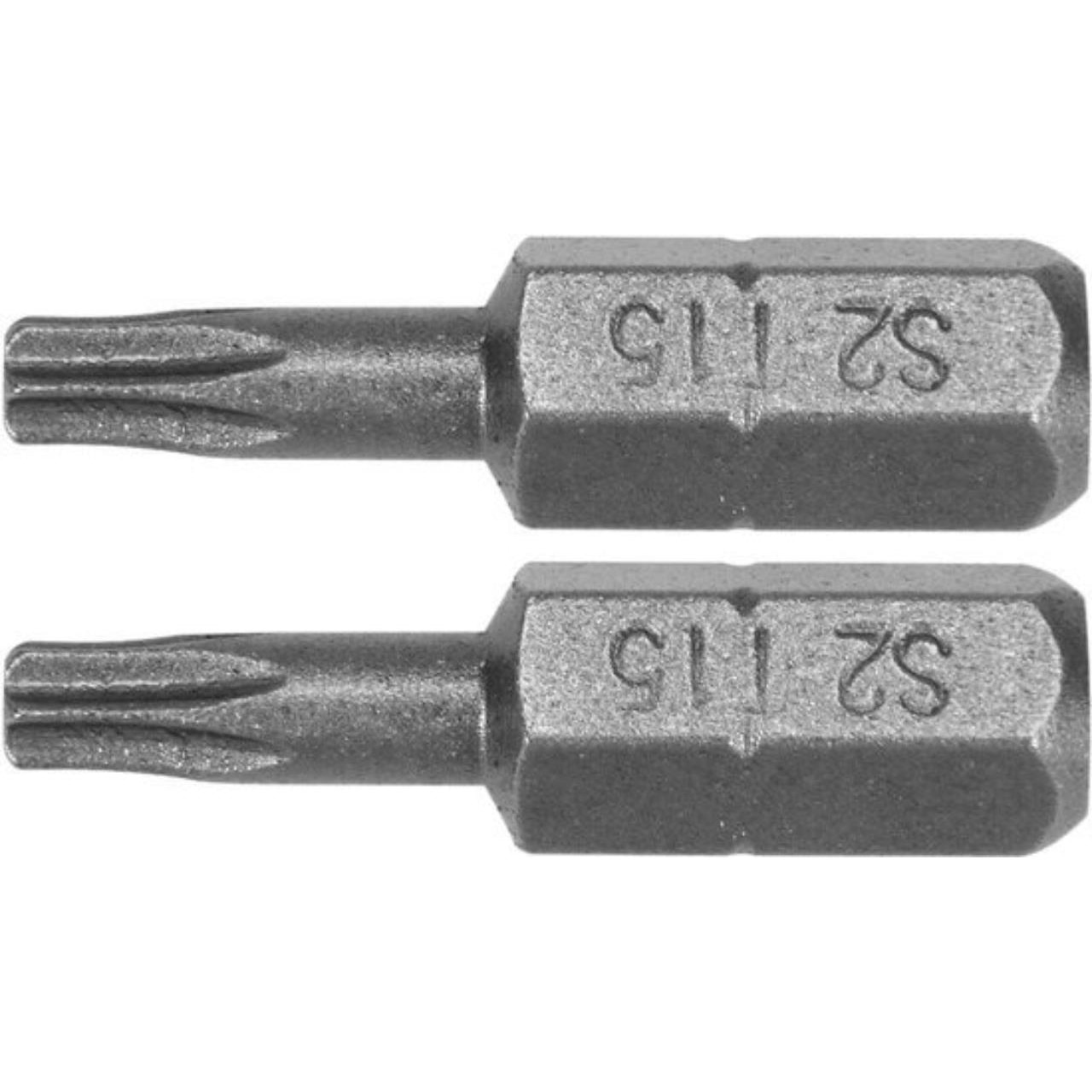 Bit de impact 25mm torx t15 2 set