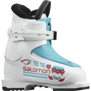 Clapari pentru copii Salomon Race T1 Girly, alb, marime 15 (7 EU) Clapari pentru copii Salomon Race T1 Girly, alb, marime 15 (7 EU)