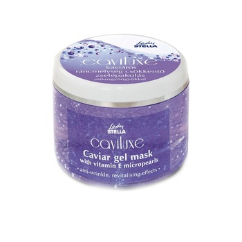 Masca gel Caviluxe cu caviar, microperle, vitamina A, antirid cu efect revitalizant 200ml Lady Stella Masca gel Caviluxe cu caviar, microperle, vitamina A, antirid cu efect revitalizant 200ml Lady Stella