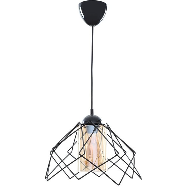 Lustra Akrilik Kontes, 1, Begusa, E 27, 60 W, negru