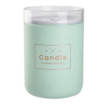 Umidificator Tip Lumanare Romantica cu Ultrasunete, Uleiuri Esentiale, pentru Dormitor, Casa, Birou, 280ml, Verde Umidificator Tip Lumanare Romantica cu Ultrasunete, Uleiuri Esentiale, pentru Dormitor, Casa, Birou, 280ml, Verde