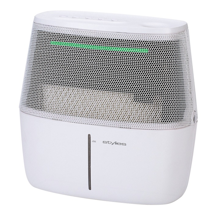 Umidificator cu 3 functii: racire, umidificare, purificare, timer, night mode, tehnologie D.A.S.T, 280 ml/h, Alaze Stylies