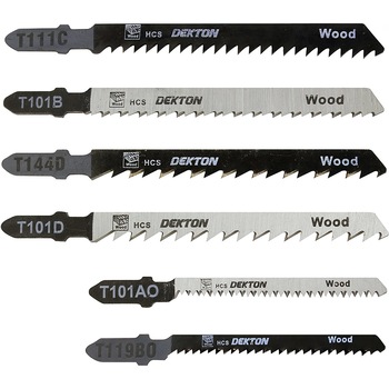 Set 10 lame pentru fierastrau pendular, lemn si plastic,Dekton, DT80925 Set 10 lame pentru fierastrau pendular, lemn si plastic,Dekton, DT80925