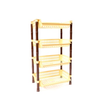 Etajera dreptunghiulara cu 4 polite ,maro, 41 x29 x 70 cm Etajera dreptunghiulara cu 4 polite ,maro, 41 x29 x 70 cm