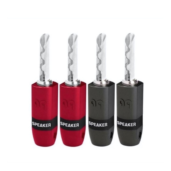 Mufa banana Audioquest SureGrip 300, Silver plated, pana la 6mm grosime (Set 4 buc)