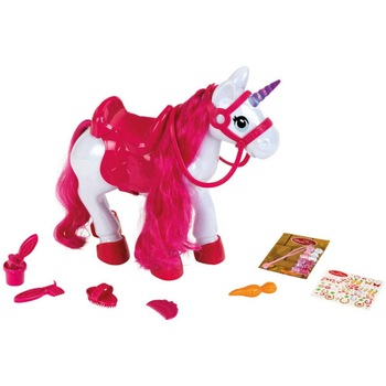 Unicorn Klein Printesa Coralie cu Lumini si Sunete Unicorn Klein Printesa Coralie cu Lumini si Sunete