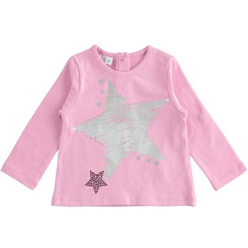 Bluza fata Ido mov cu stea argintie