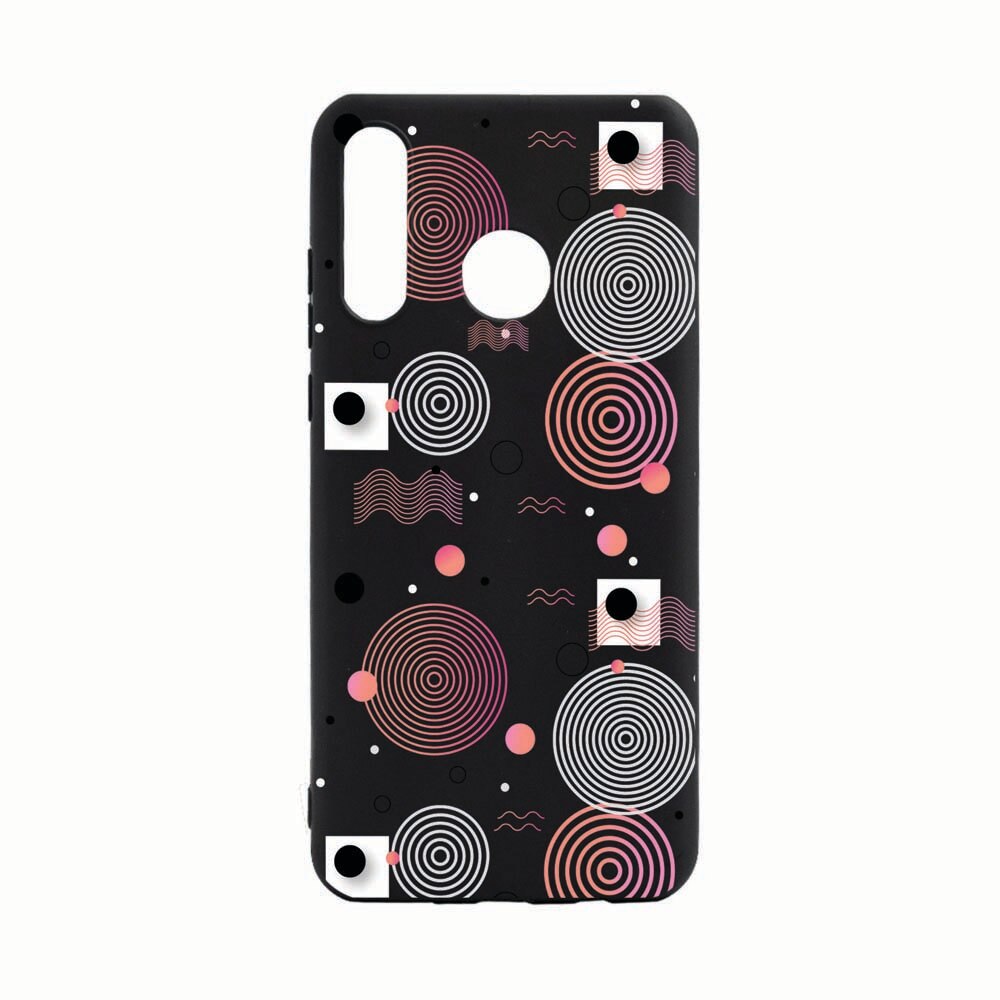 Husa Huawei P30 Lite, Circle, rezistenta la uzura, anti-alunecare, din silicon Premium, B110