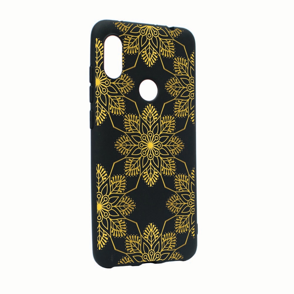 Husa Huawei Y6 2019, Golden, rezistenta la uzura, anti-alunecare, din silicon Premium, B120