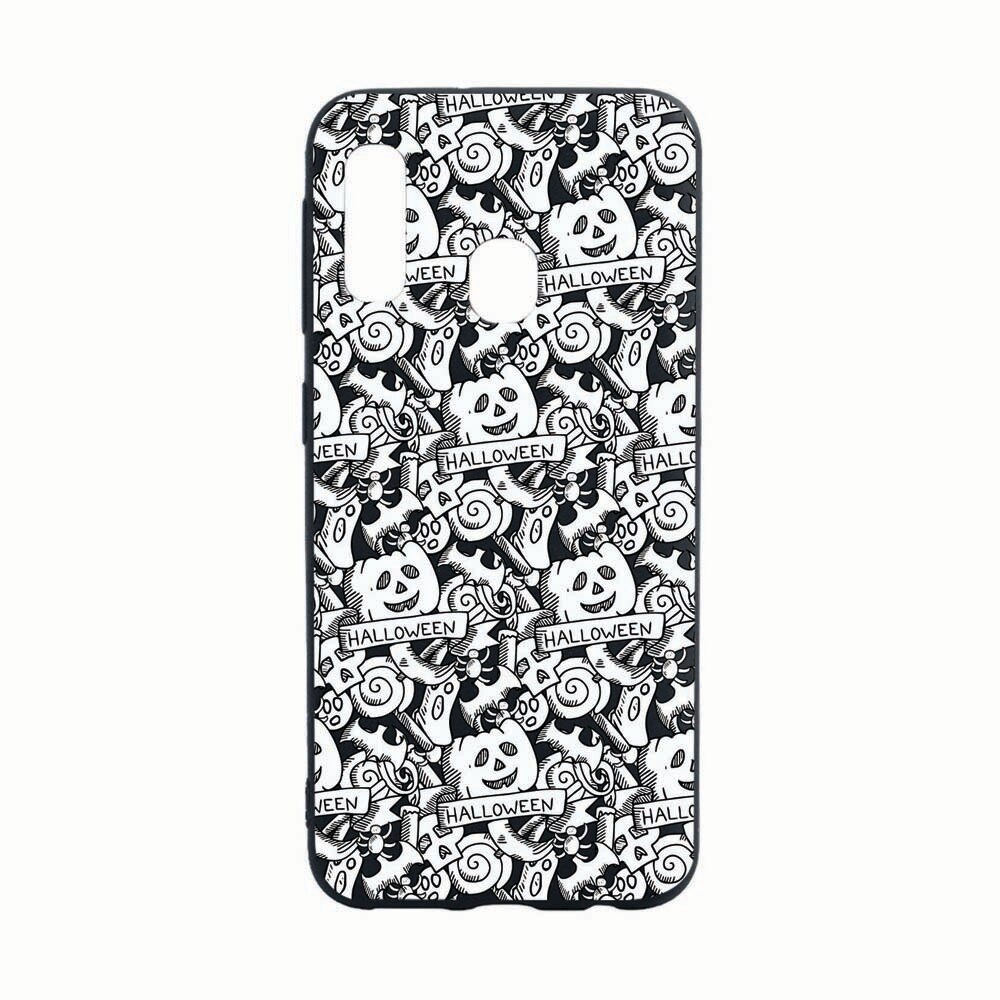 Husa Samsung Galaxy A20E, Helloween, rezistenta la uzura, anti-alunecare, din silicon Premium, B122