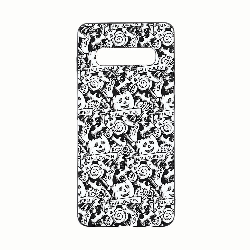 Husa Samsung Galaxy S10, Helloween, rezistenta la uzura, anti-alunecare, din silicon Premium, B122