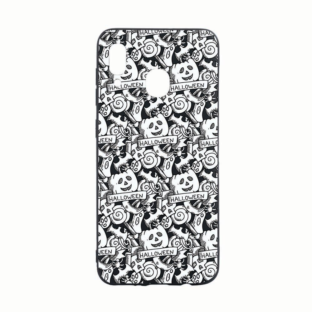 Husa Samsung Galaxy A20, Helloween, rezistenta la uzura, anti-alunecare, din silicon Premium, B122