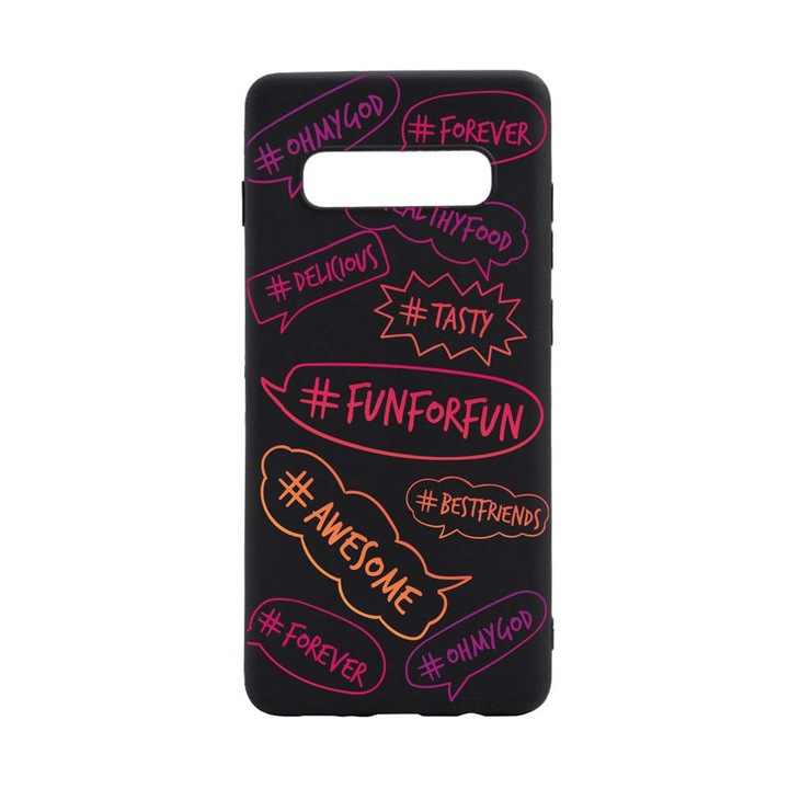 Силиконов калъф Unique за Samsung Galaxy S10 Plus, Fun, B125