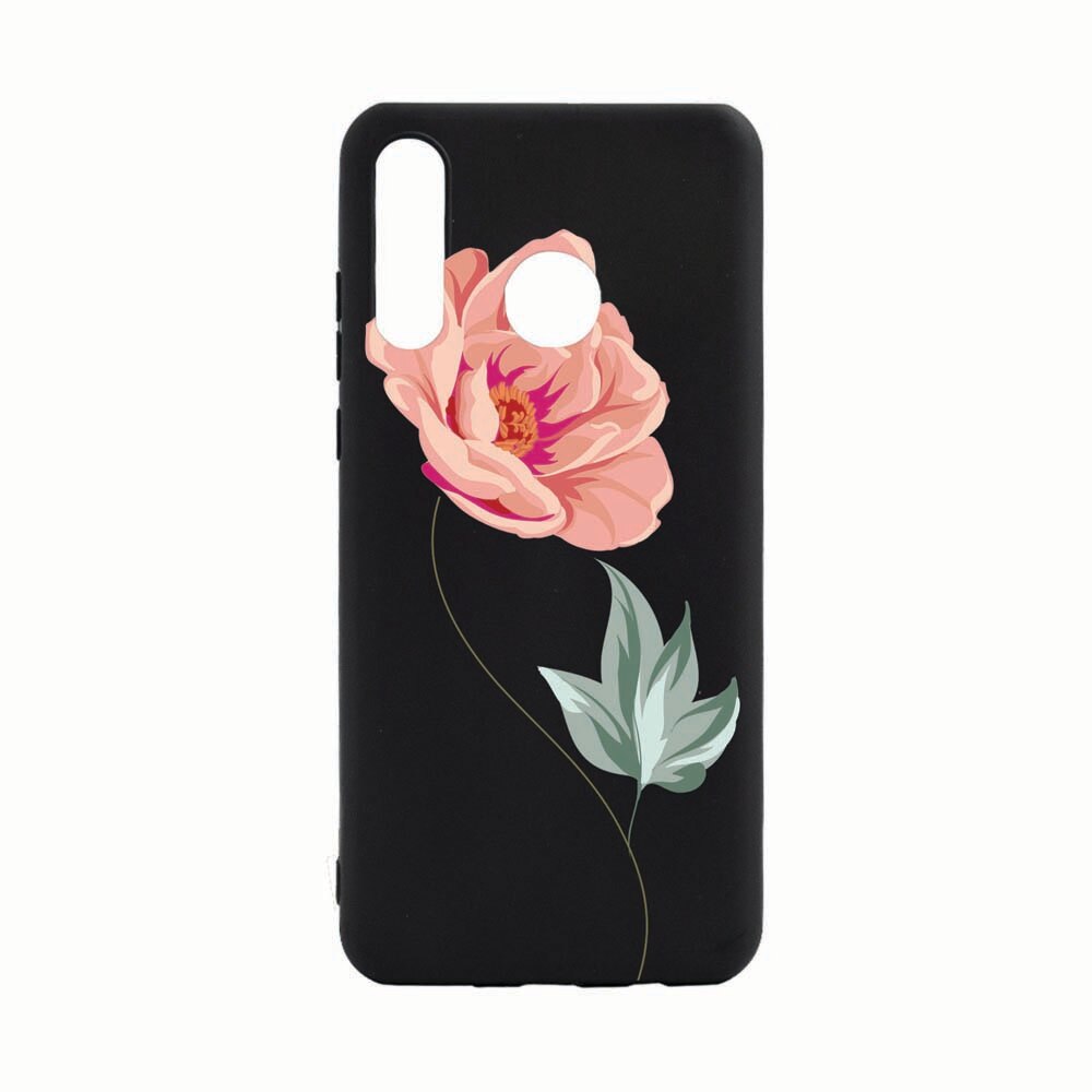 Husa Huawei P30 Lite, Rose, rezistenta la uzura, anti-alunecare, din silicon Premium, B127