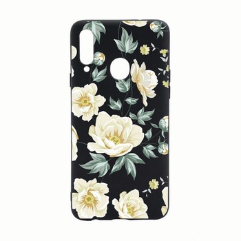 Husa Samsung Galaxy A20S, Floral, rezistenta la uzura, anti-alunecare, din silicon Premium, B126 Husa Samsung Galaxy A20S, Floral, rezistenta la uzura, anti-alunecare, din silicon Premium, B126