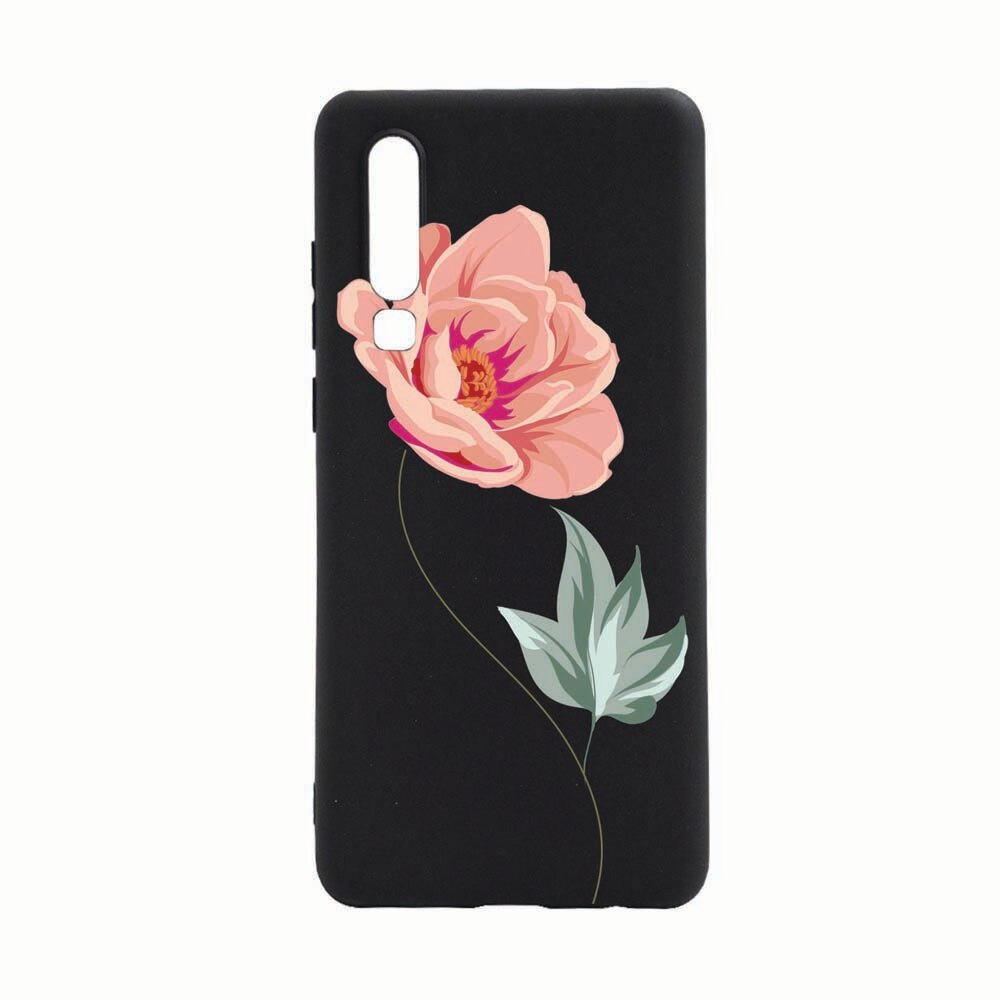 Husa Huawei P30, Rose, rezistenta la uzura, anti-alunecare, din silicon Premium, B127