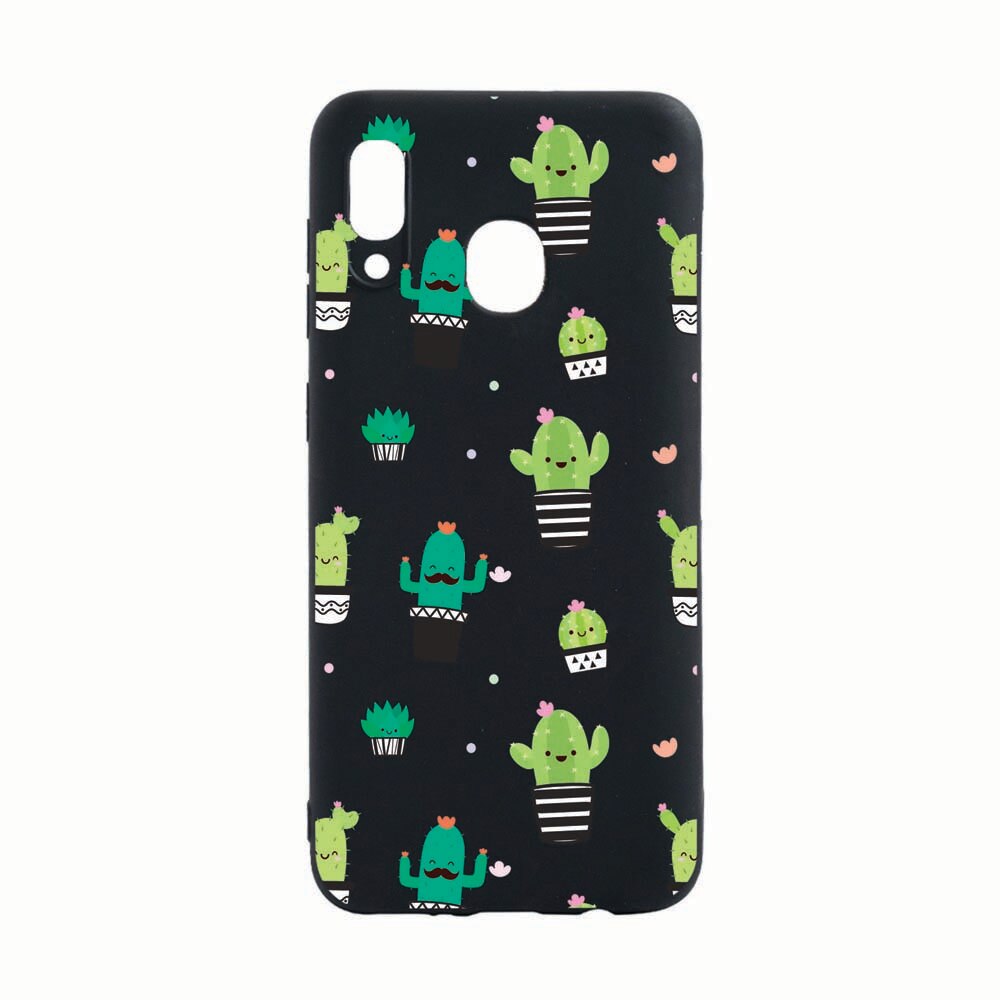 Husa Samsung Galaxy A20, Cactus, rezistenta la uzura, anti-alunecare, din silicon Premium, B165