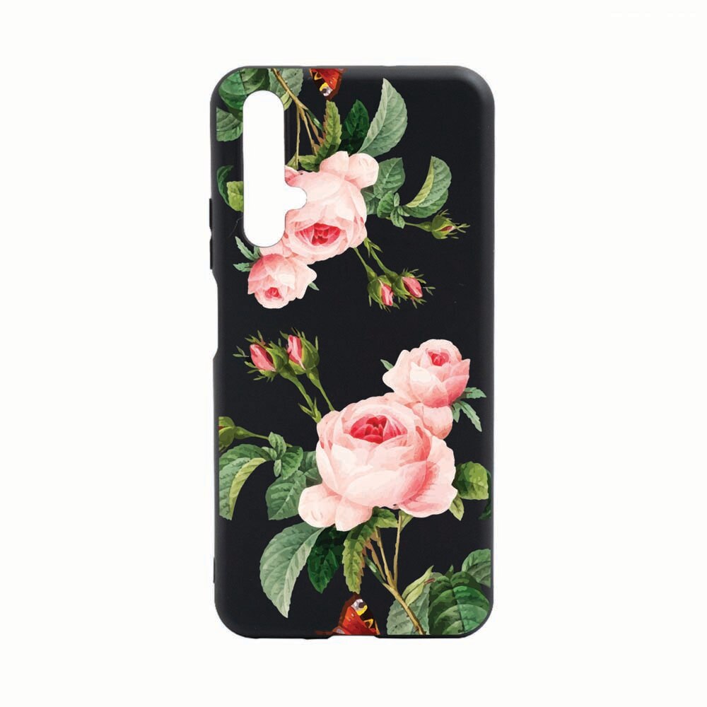 Husa Huawei Nova 5T, Rose, rezistenta la uzura, anti-alunecare, din silicon Premium, B172