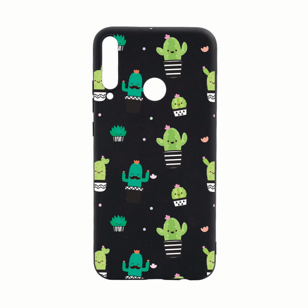 Husa Huawei P40 Lite E, Cactus, rezistenta la uzura, anti-alunecare, din silicon Premium, B165