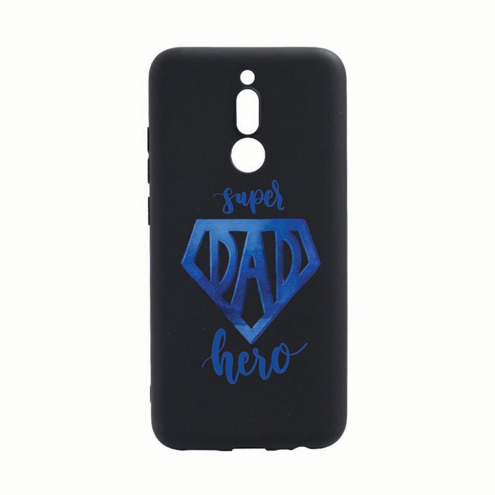 Husa Xiaomi Redmi 8, Suepr Hero Dad, rezistenta la uzura, anti-alunecare, din silicon Premium, B182