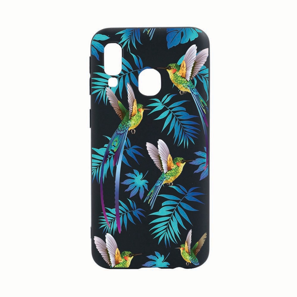 Husa Samsung Galaxy A40, Tropical, rezistenta la uzura, anti-alunecare, din silicon Premium, B186