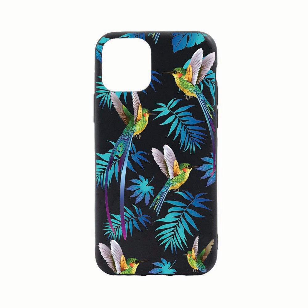 Husa Apple iPhone 11 Pro, Tropical, rezistenta la uzura, anti-alunecare, din silicon Premium, B186