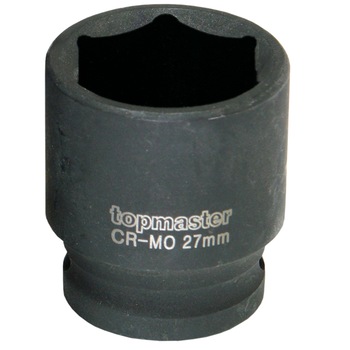 Tubulara de impact Top Master prindere hexagonala 3/4 pentru lucru cu piulite, suruburi 50 mm Tubulara de impact Top Master prindere hexagonala 3/4 pentru lucru cu piulite, suruburi 50 mm