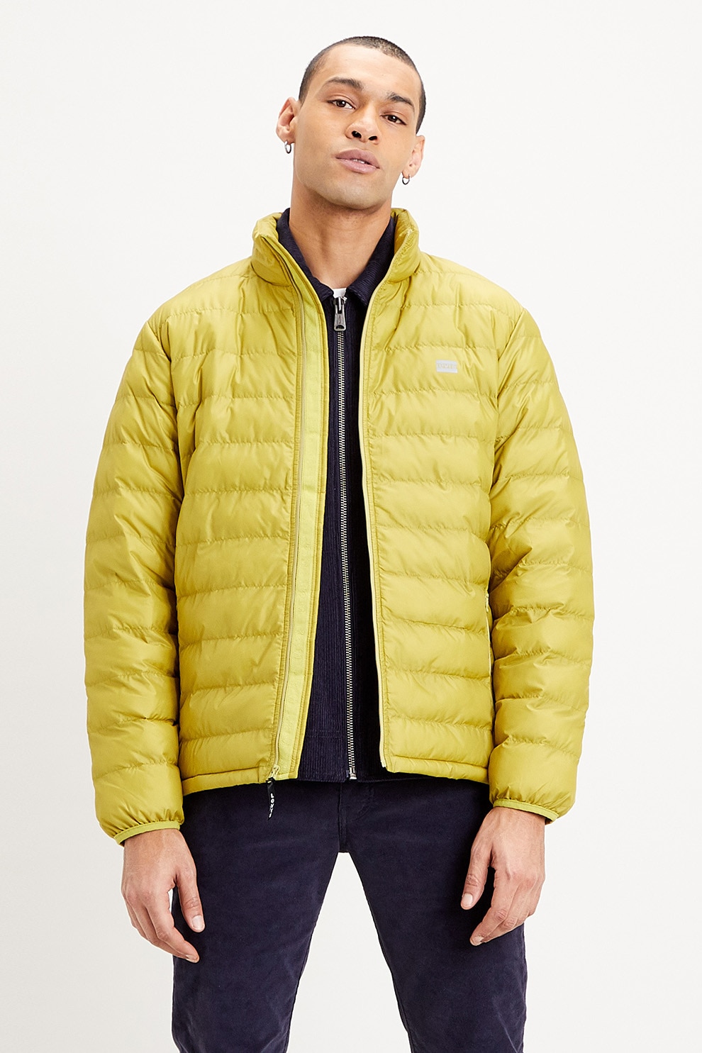 Levi's, Jacheta cu vatelina si guler scurt, Galben