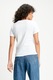 Levi's, Тениска с овално деколте и бродирано лого на гърдите, Бял/Червен, S