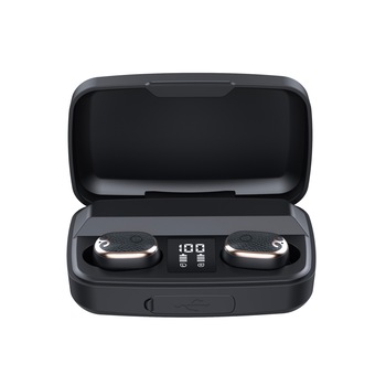 Casti Smart Techstar® TWS S17S , Wireless, Bluetooth V5.0, HD Audio, Touch, IPX4, iOS, Android, 1500mAh, Type-C, Negru Casti Smart Techstar® TWS S17S , Wireless, Bluetooth V5.0, HD Audio, Touch, IPX4, iOS, Android, 1500mAh, Type-C, Negru