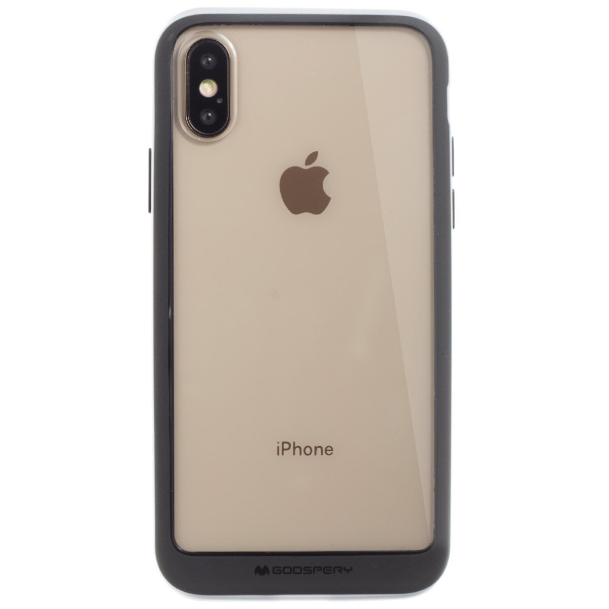 Husa Hard Bumper iPhone X/XS, Goospery Argintiu
