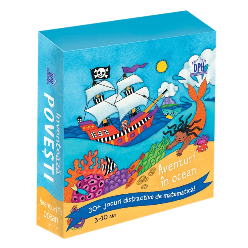 Inventeaza povesti - Aventuri in ocean - 30+ jocuri distractive de matematica, Stefanie Paige Weider