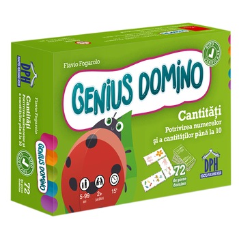 Genius Domino – Multimi si numere de la 1 la 10, Flavio Fogarolo Genius Domino – Multimi si numere de la 1 la 10, Flavio Fogarolo