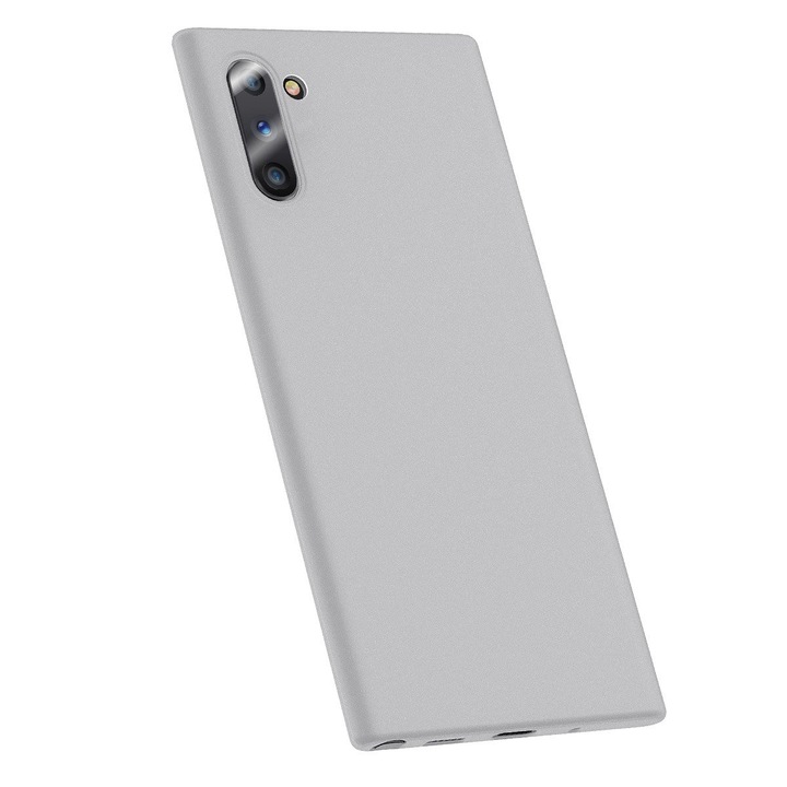 Baseus Wing tok Samsung Galaxy Note 10 telefonhoz, átlátszó fehér