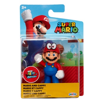 Figurina Nintendo Super Mario - Mario and Cappy, 6 cm Figurina Nintendo Super Mario - Mario and Cappy, 6 cm