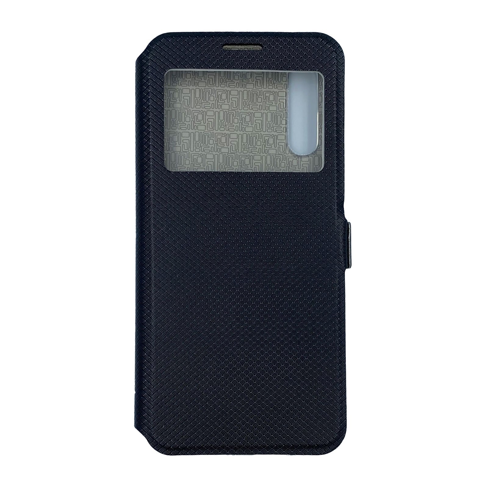 Husa Flip Carte Samsung Galaxy A30s model S-View cu Stand Telefon, Antisoc, Viceversa Negru