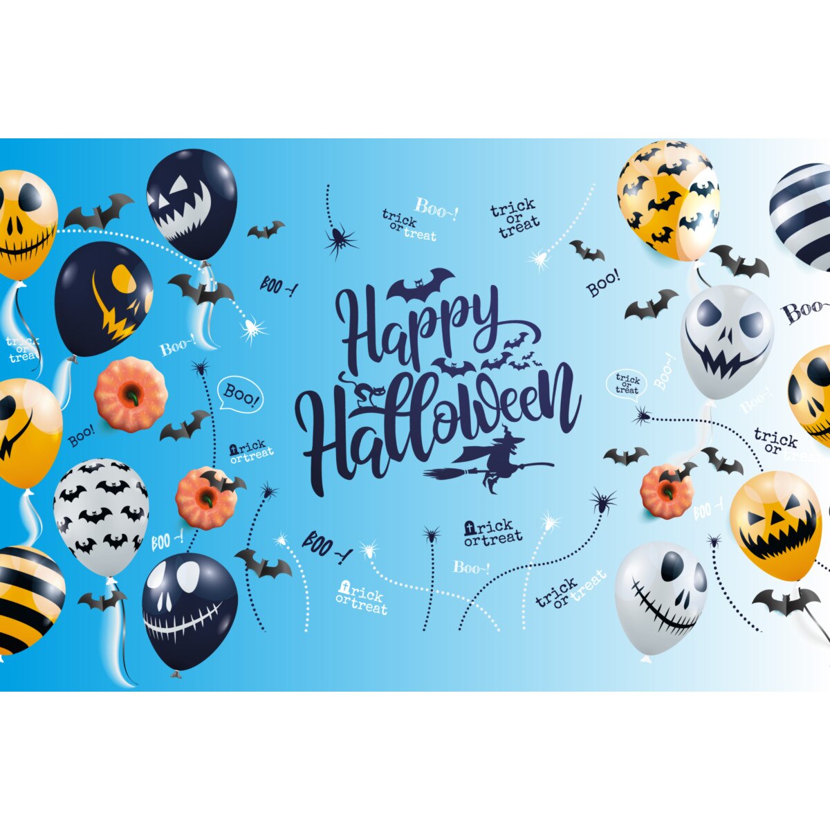 Steag Halloween IMPRIMAT, Metropolis 135x90 cm