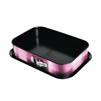 Tava pentru cuptor dreptunghiulara cu pereti detasabili 39x27 cm I-Rose Collection Berlinger Haus BH 6467 Tava pentru cuptor dreptunghiulara cu pereti detasabili 39x27 cm I-Rose Collection Berlinger Haus BH 6467