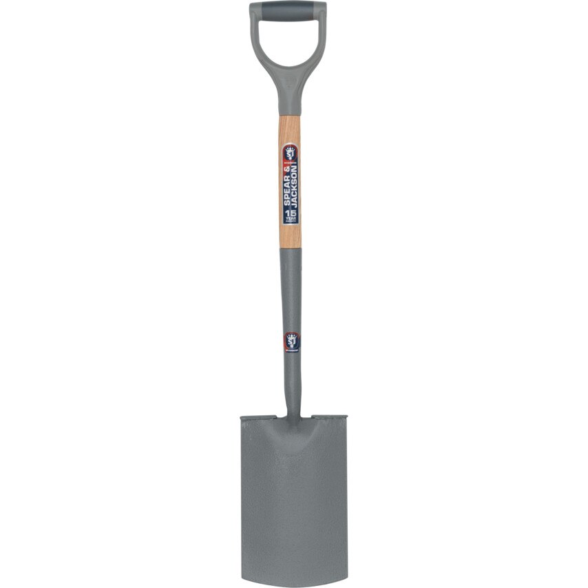 Cazma cu lama otel carbon, coada lemn, maner D plastic, Spear & Jackson Neverbend