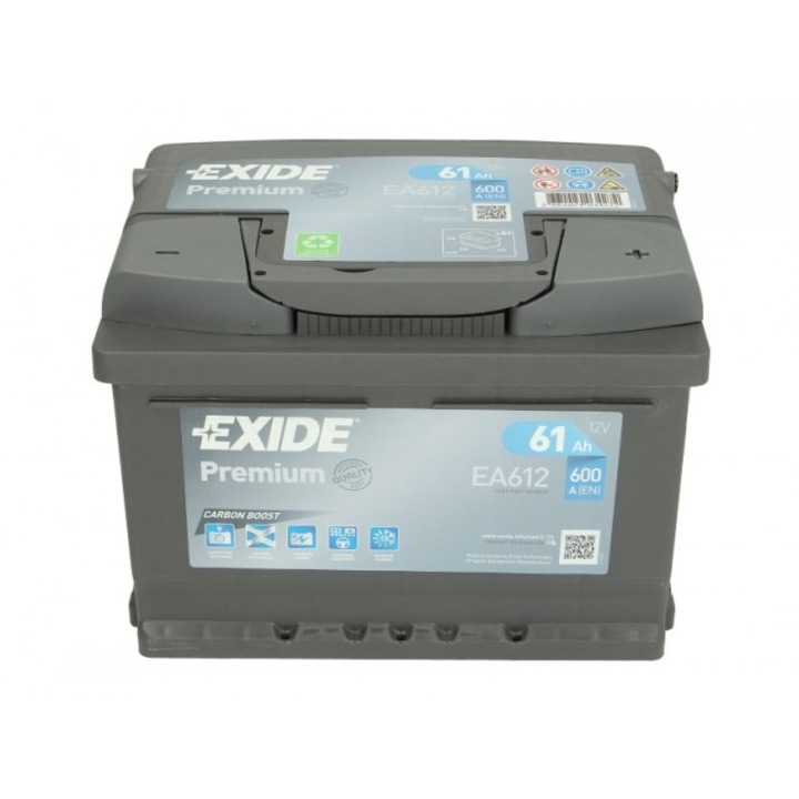 Акумулатор EXIDE Premium, 61AH/600A