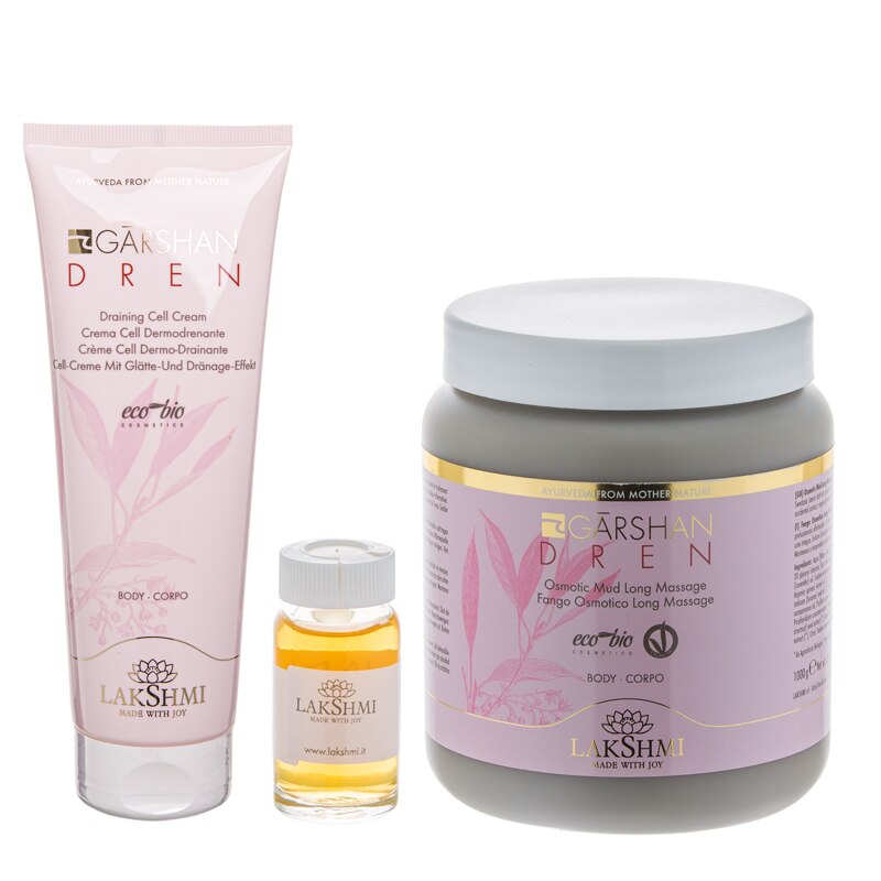 Set 3 produse anticelulitice cu efect de drenaj limfatic 1310ml, Lakshmi