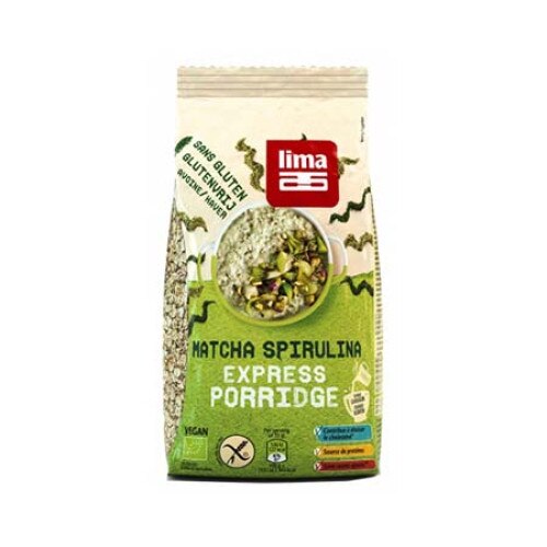 Porridge cu matcha si spirulina fara gluten 350g