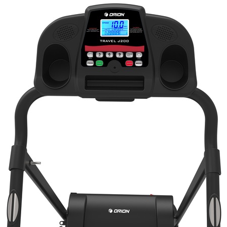 Banda de alergat electrica Orion TRAVEl J200, bluetooth, inclinare manuala, pliabila, greutate maxima suportata 100kg