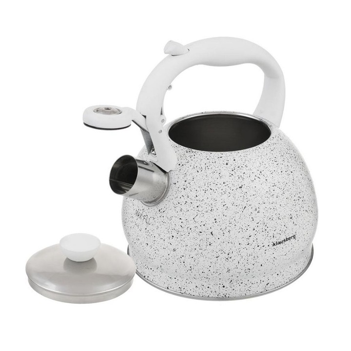 Чайник, KLAUSBERG, 2 л, Бял, KB-7319